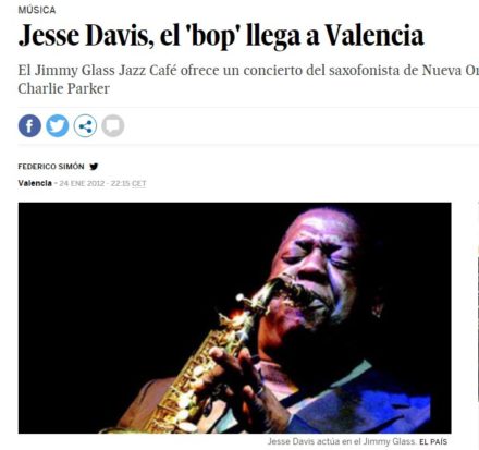 El País Jesse Davis en Jimmy Glass