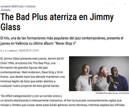 Levante The Bad Plus