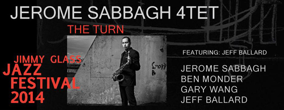 Carátula Jerome Sabbagh en Jimmy Glass Jazz Festival 2014