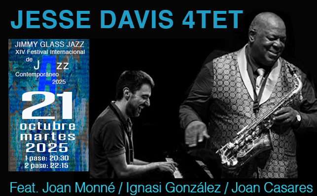portada jesse davis xiv festival jimmy glass jazz