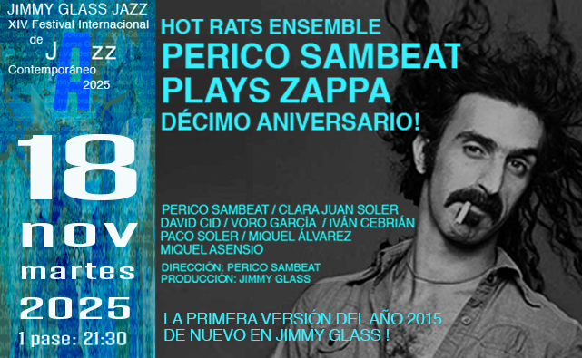 portada 10 aniv ZAPPA Jimmy Glass Festival