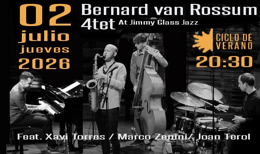 Van Rossum Jimmy Glass jazz jul 2026
