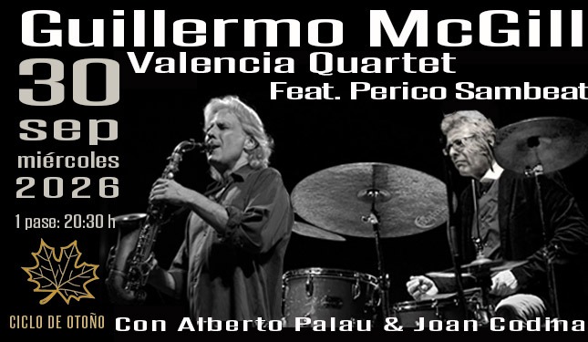 Por Guillermo McGill 30 sep 2026 Jimmy Glass Jazz